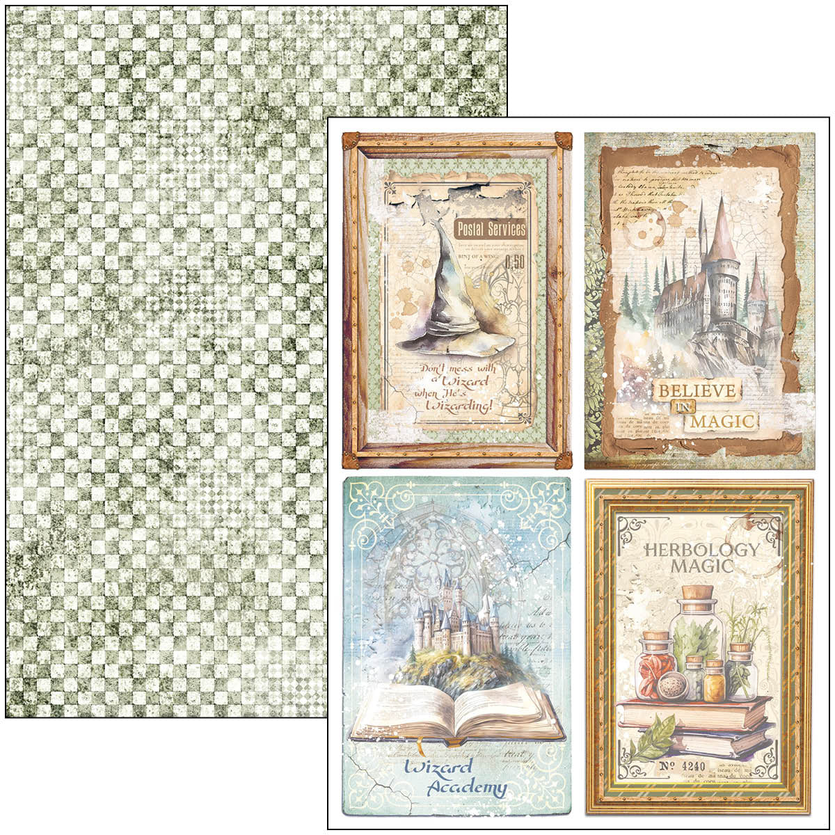 Wizard Academy Creative Pad A4 9/Pkg-5