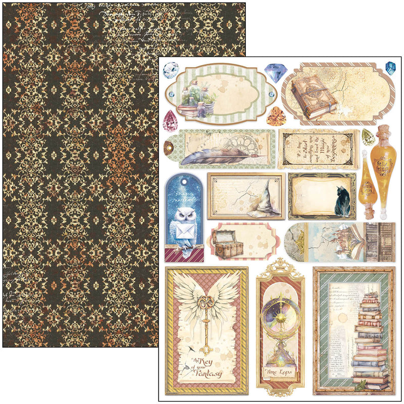 Wizard Academy Creative Pad A4 9/Pkg-8