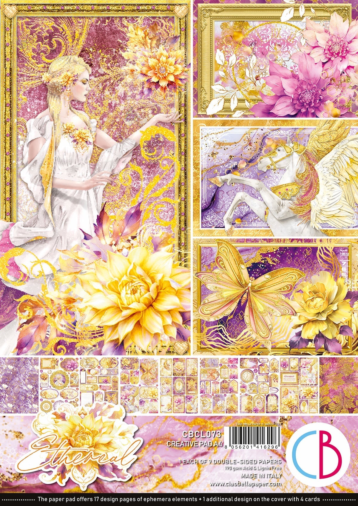 Ethereal Creative Pad A4 9/Pkg-1