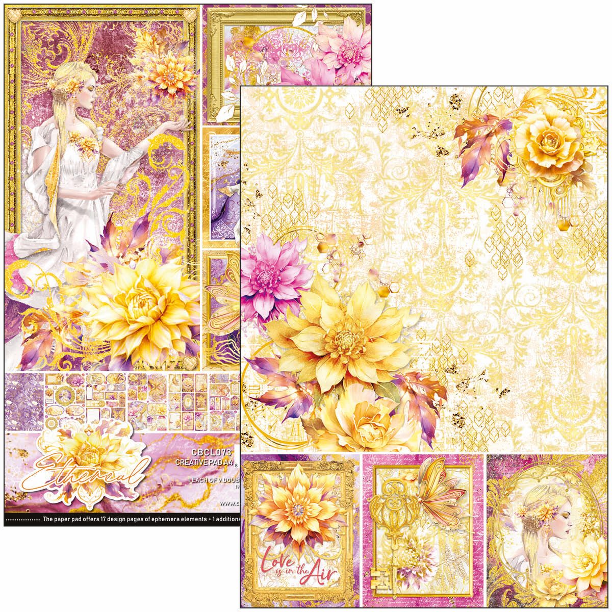 Ethereal Creative Pad A4 9/Pkg-2