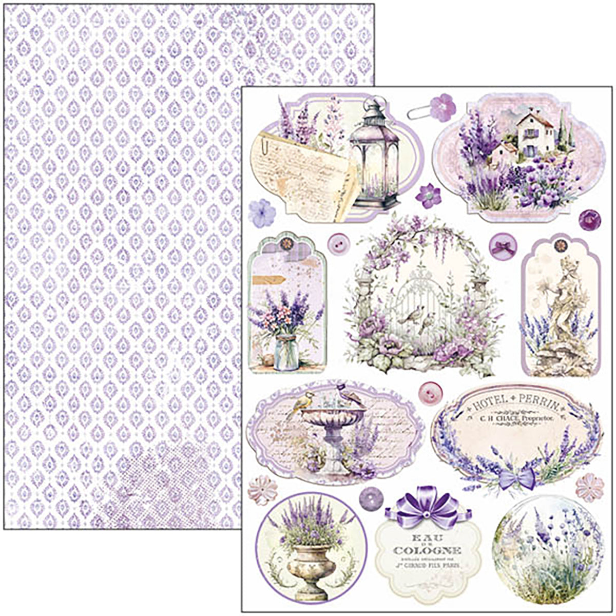 Morning In Provence Creative Pad A4 9/Pkg-3