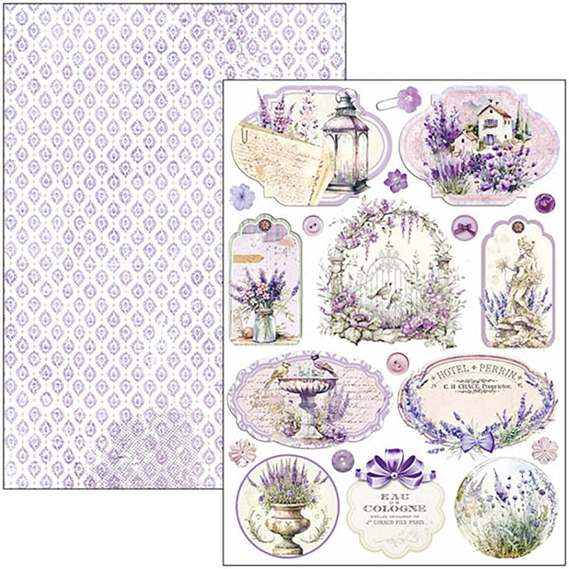 Morning In Provence Creative Pad A4 9/Pkg-3