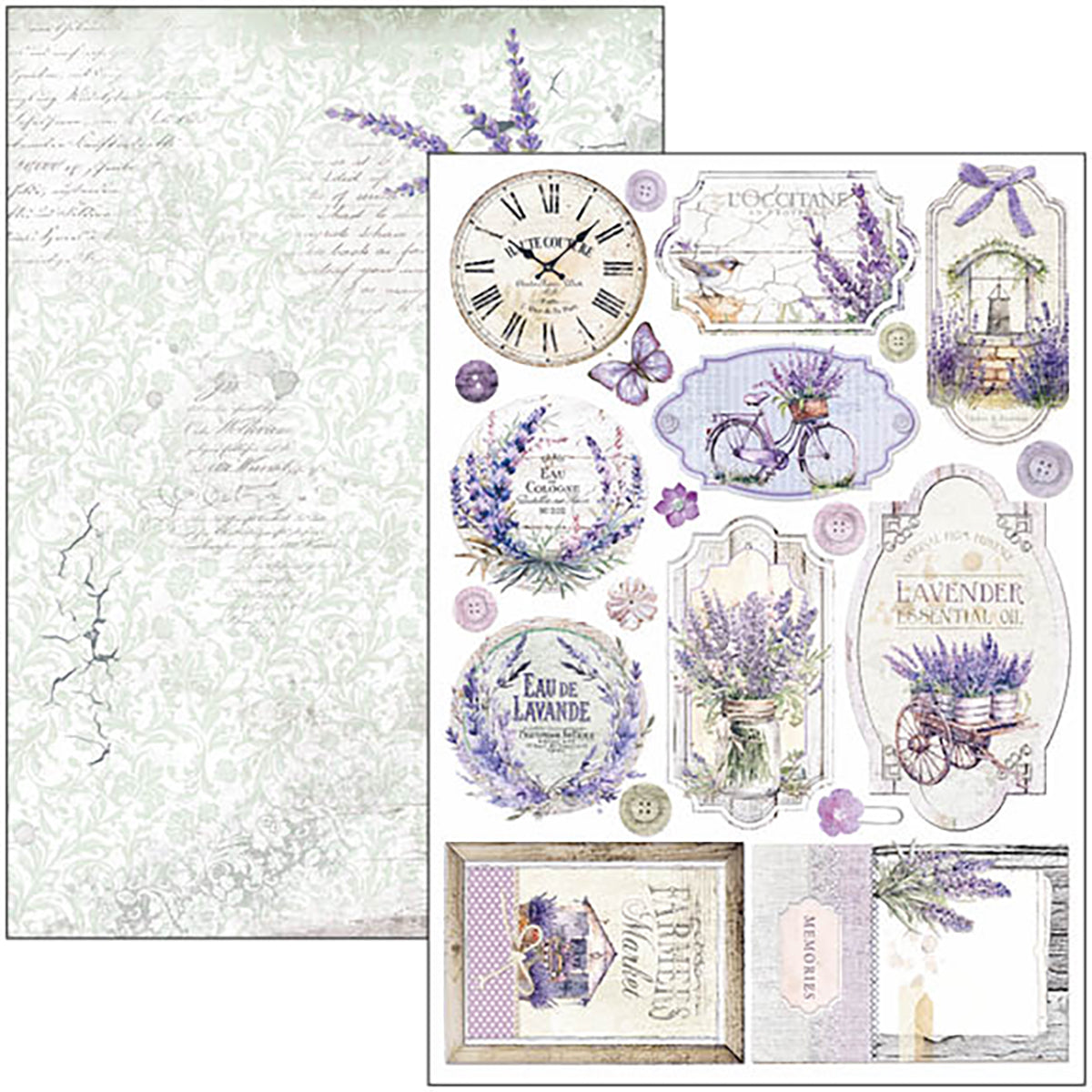Morning In Provence Creative Pad A4 9/Pkg-4