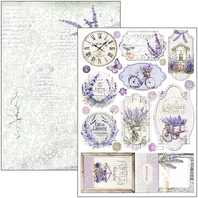 Morning In Provence Creative Pad A4 9/Pkg-4