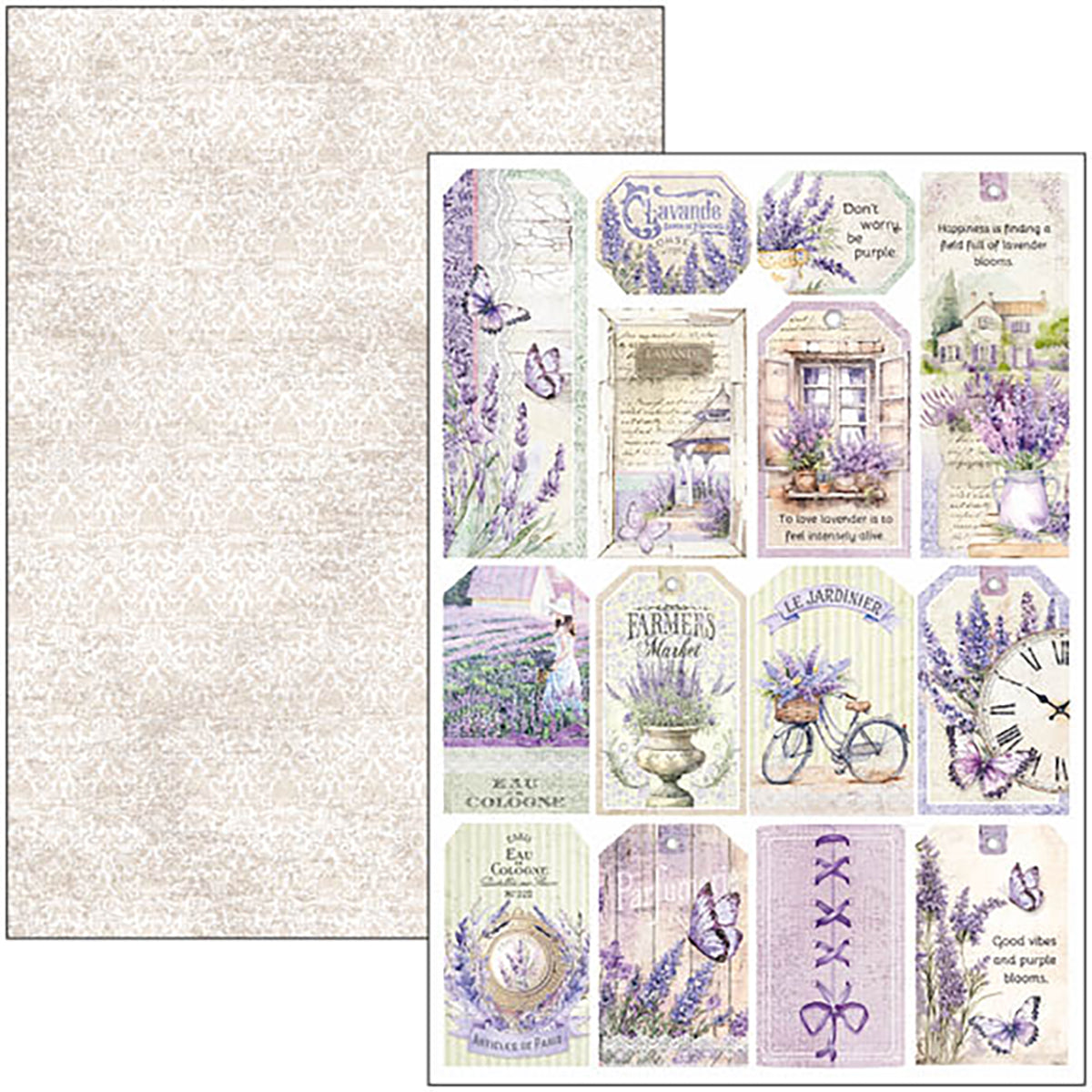Morning In Provence Creative Pad A4 9/Pkg-7
