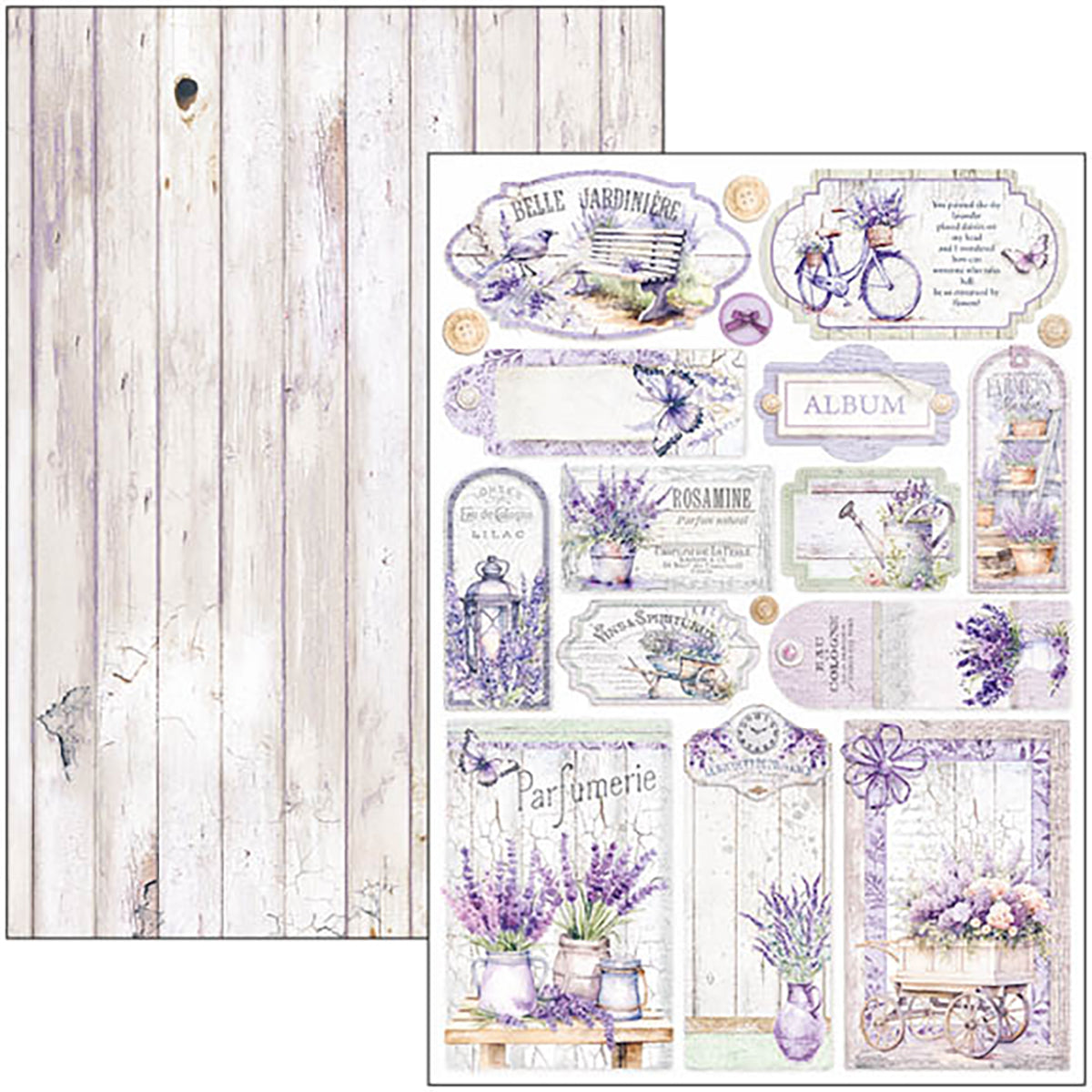 Morning In Provence Creative Pad A4 9/Pkg-8