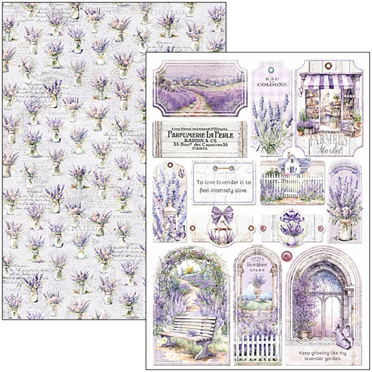 Morning In Provence Creative Pad A4 9/Pkg-10