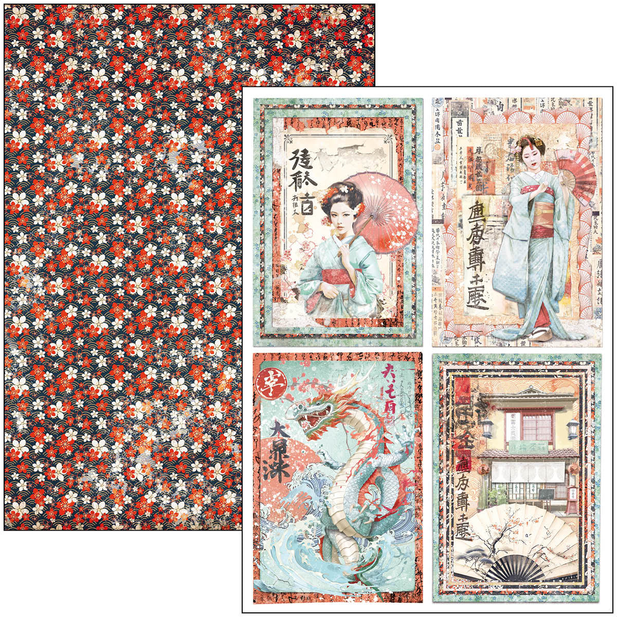 Land Of The Rising Sun Creative Pad A4 9/Pkg-5