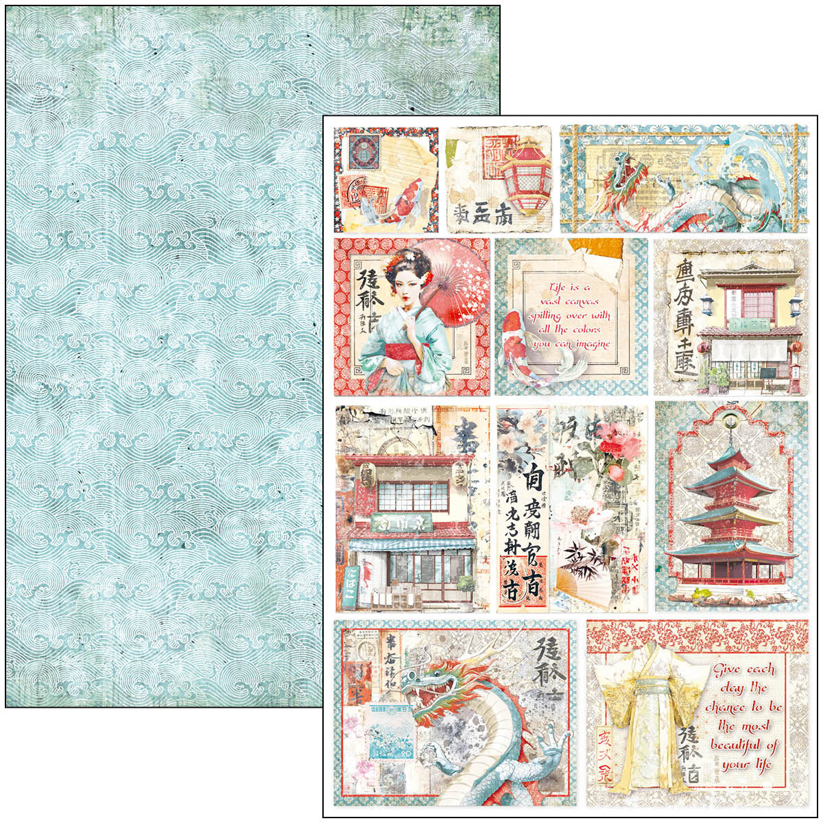 Land Of The Rising Sun Creative Pad A4 9/Pkg-6