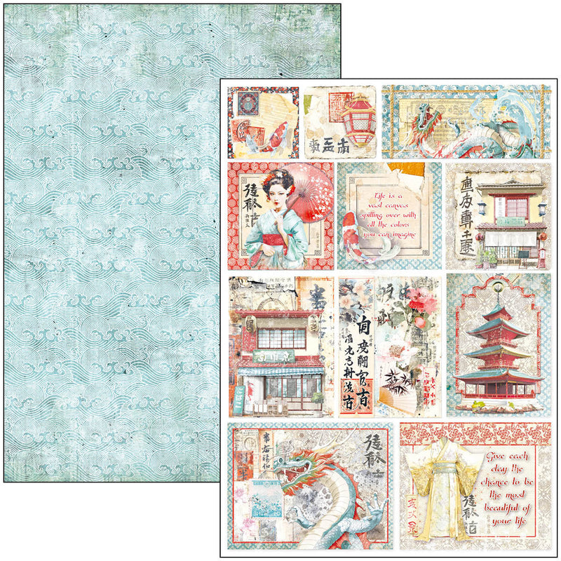 Land Of The Rising Sun Creative Pad A4 9/Pkg-6