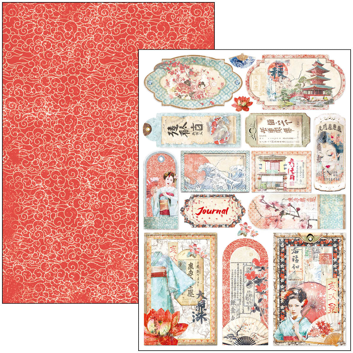 Land Of The Rising Sun Creative Pad A4 9/Pkg-8