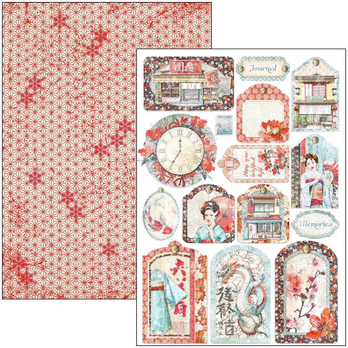 Land Of The Rising Sun Creative Pad A4 9/Pkg-10