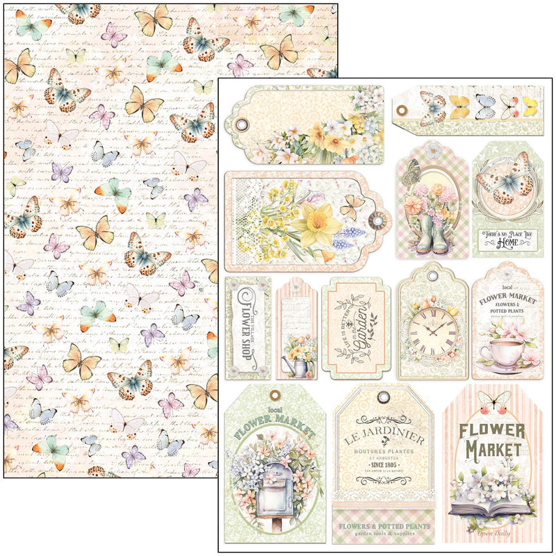 Bloc creativo Flower Shop A4, 9 unidades-6