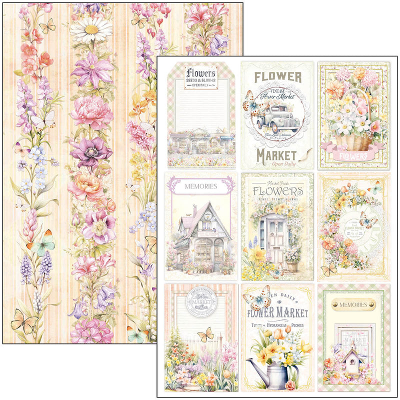 Bloc creativo Flower Shop A4, 9 unidades-7