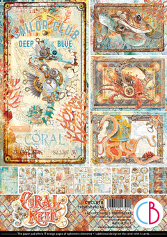 Coral Reef Creative Pad A4 9/Pkg-1