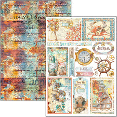 Coral Reef Creative Pad A4 9/Pkg-3
