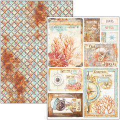 Coral Reef Creative Pad A4 9/Pkg-8