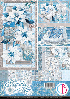 Elegance of Blue Creative Pad A4 9/Pkg-1
