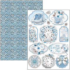 Elegance of Blue Creative Pad A4 9/Pkg-3