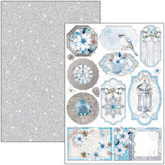 Elegance of Blue Creative Pad A4 9/Pkg-4
