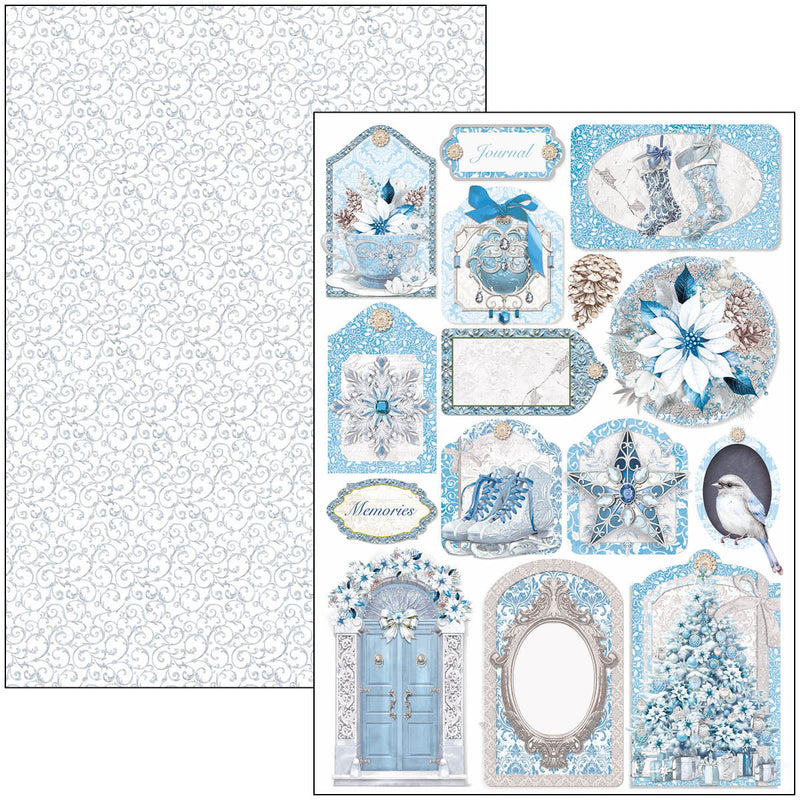 Elegance of Blue Creative Pad A4 9/Pkg-6
