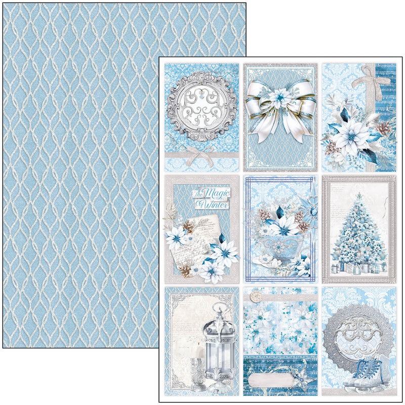 Elegance of Blue Creative Pad A4 9/Pkg-8