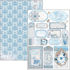 Elegance of Blue Creative Pad A4 9/Pkg-9