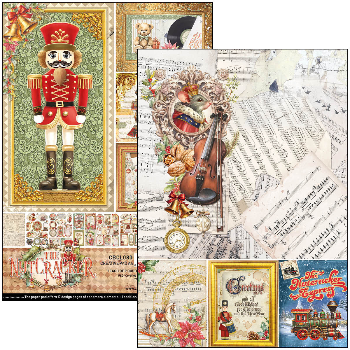 The Nutcracker Creative Pad A4 9/Pkg-2