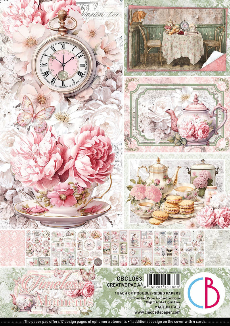 Timeless Moments  Creative Pad A4 9/Pkg-1