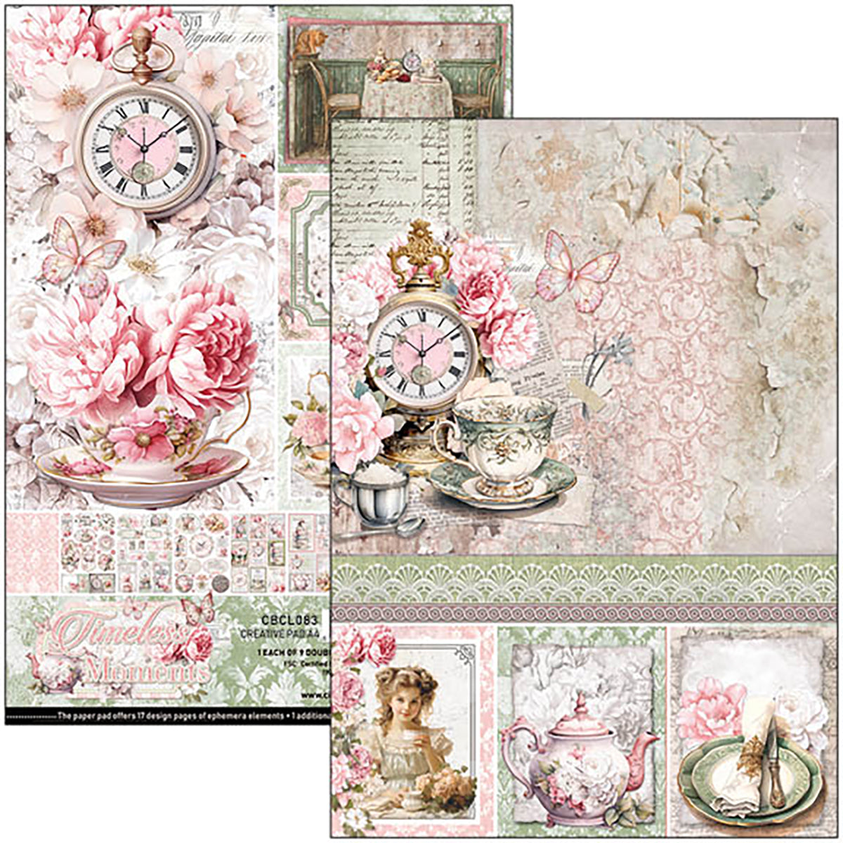 Timeless Moments  Creative Pad A4 9/Pkg-7