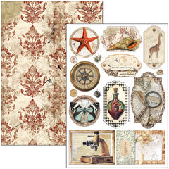 Cabinet Of Curiosities Creative Pad A4 9/Pkg-4
