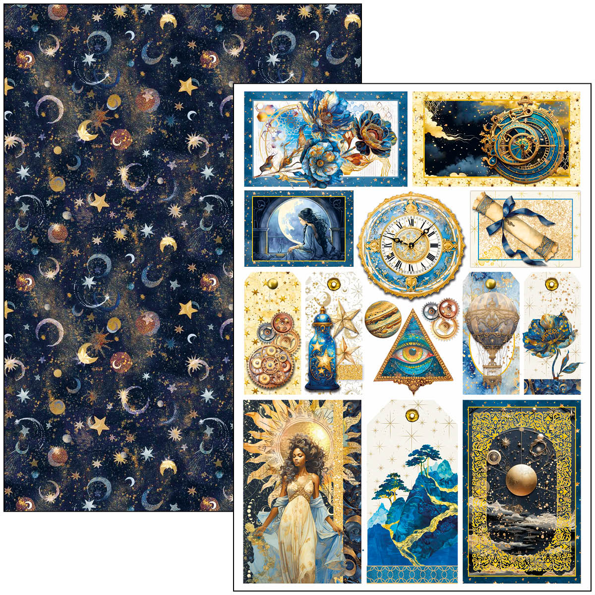 Celestial Creative Pad A4 9/Pkg-3