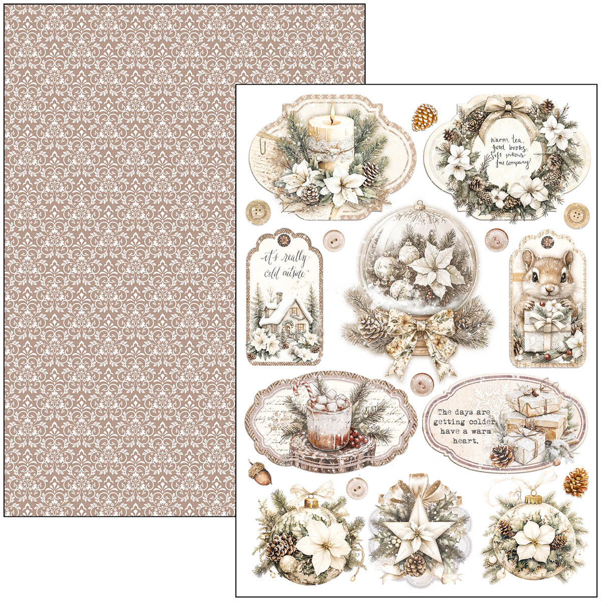 Winter Season Creative Pad A4 9/Pkg-3