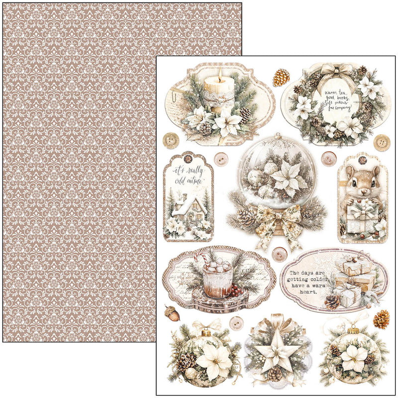 Winter Season Creative Pad A4 9/Pkg-3