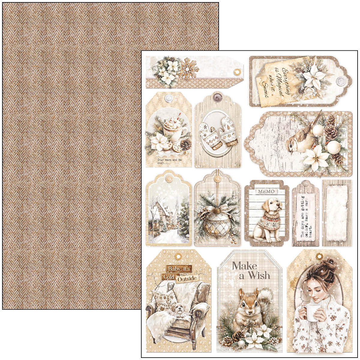 Winter Season Creative Pad A4 9/Pkg-6