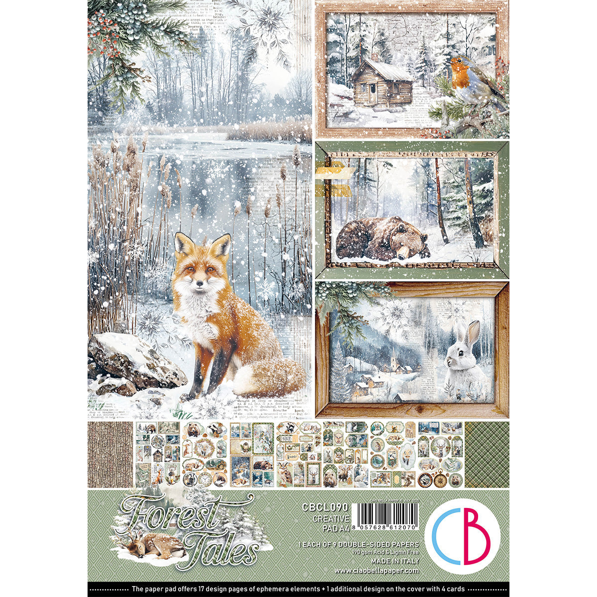 Forest Tales Creative Pad A4 9/Pkg-1