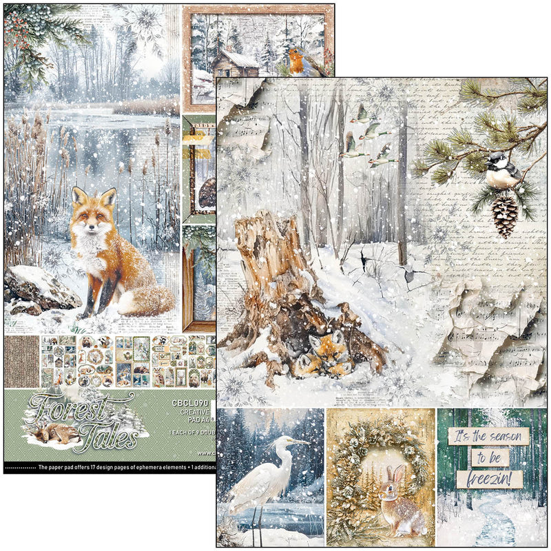 Forest Tales Creative Pad A4 9/Pkg-2