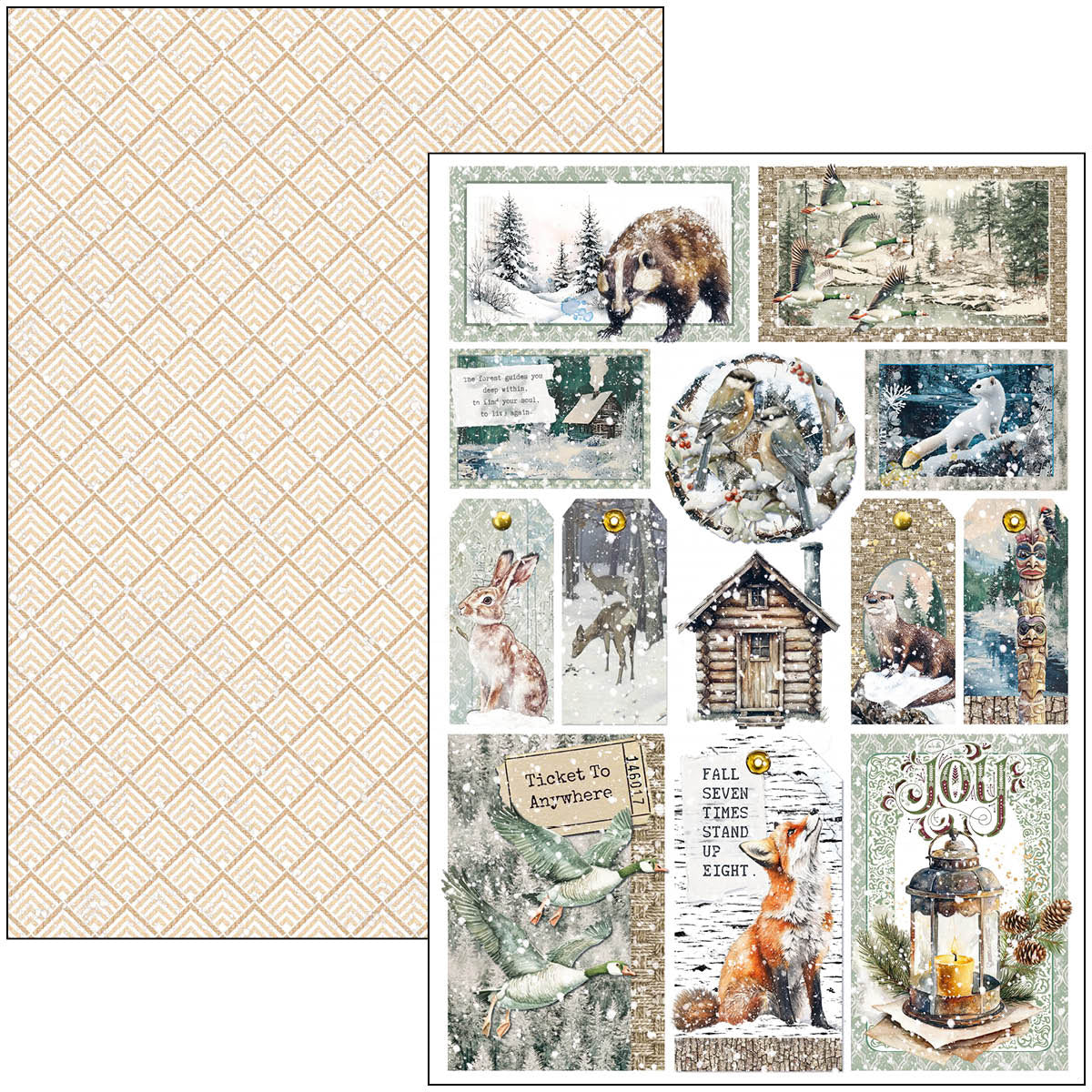 Forest Tales Creative Pad A4 9/Pkg-3