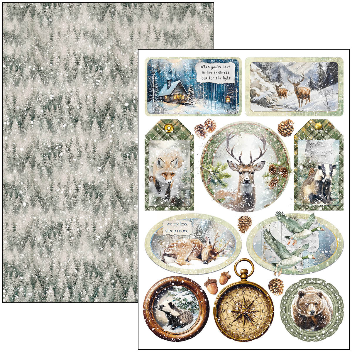 Forest Tales Creative Pad A4 9/Pkg-7