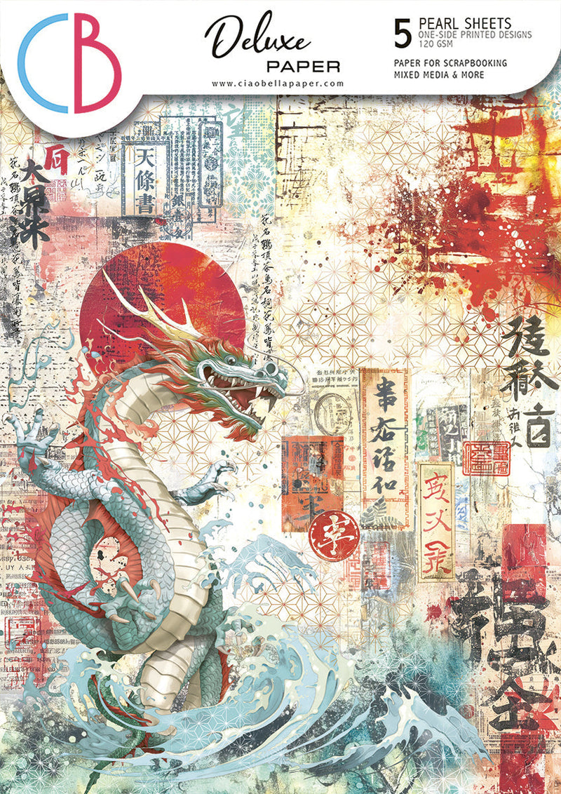 Deluxe Land Of The Rising Sun Paper Pearl A4 5/Pkg-1