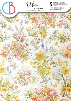 Deluxe Flower Shop Paper Pearl A4 5/Pkg-1
