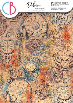 Papel Deluxe Coral Reef Cobre A4, 5/Paquete-1