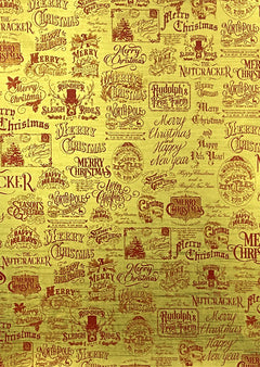 Deluxe The Nutcracker Paper Gold A4 5/Pkg-6