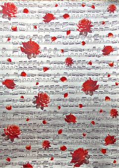 Deluxe Paris Je t’aime Papier Argent A4 5/Paquet-4