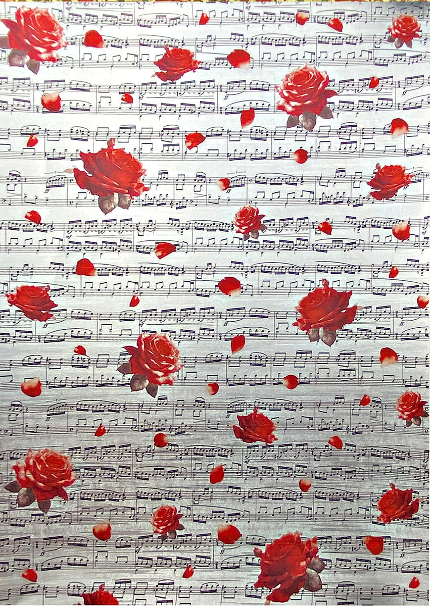 Deluxe Paris Je t’aime Papier Argent A4 5/Paquet-4
