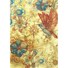 Deluxe Esprit de Voyage Paper Gold  A4 5/Pkg-2