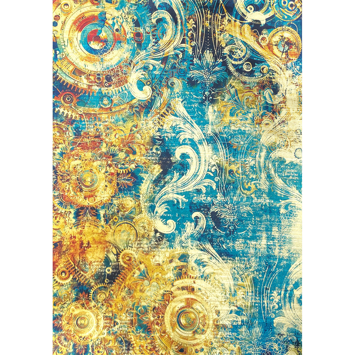 Deluxe Esprit de Voyage Paper Gold  A4 5/Pkg-3