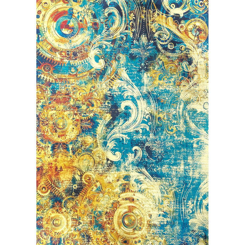 Deluxe Esprit de Voyage Paper Gold  A4 5/Pkg-3