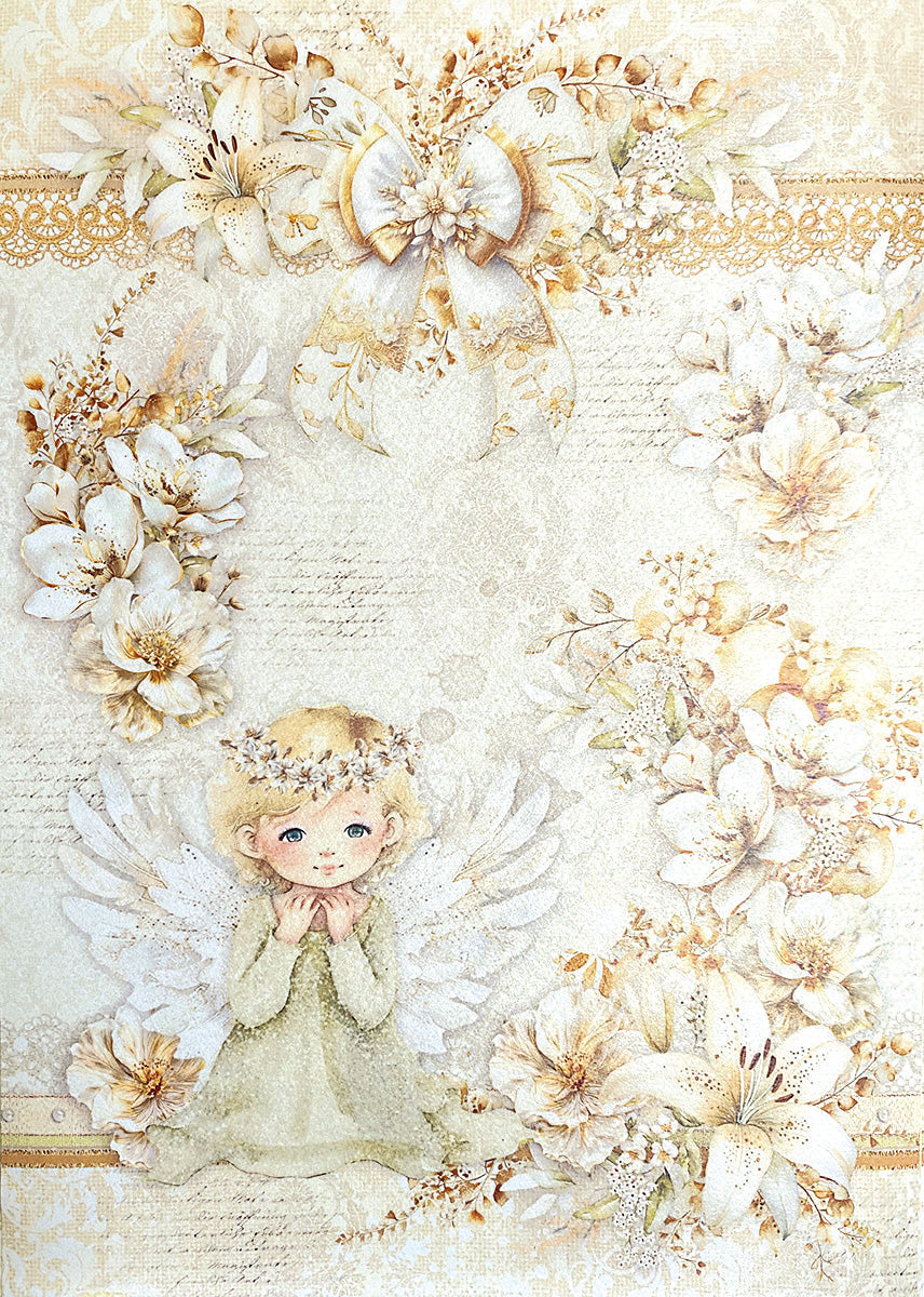 Deluxe Blessing Day Paper Pearl A4 5/Pkg-2