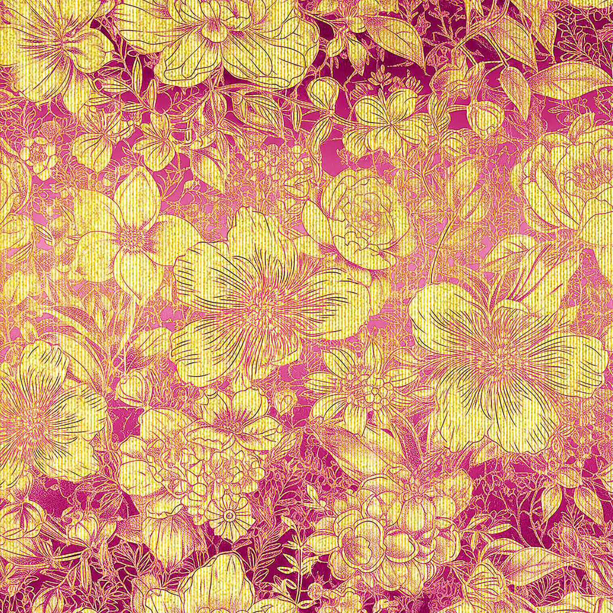 Deluxe Ethereal Paper Gold 6"x6" 5/Pkg-6